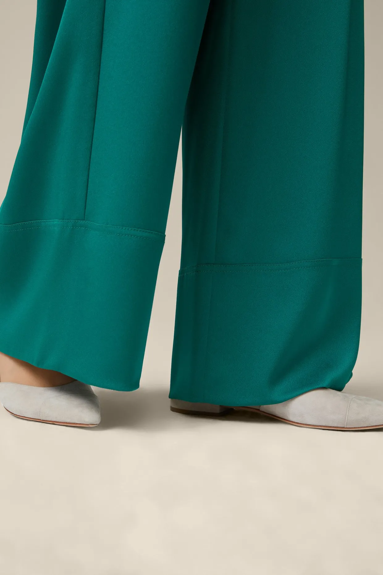 Crepe-Palazzo-Hose In