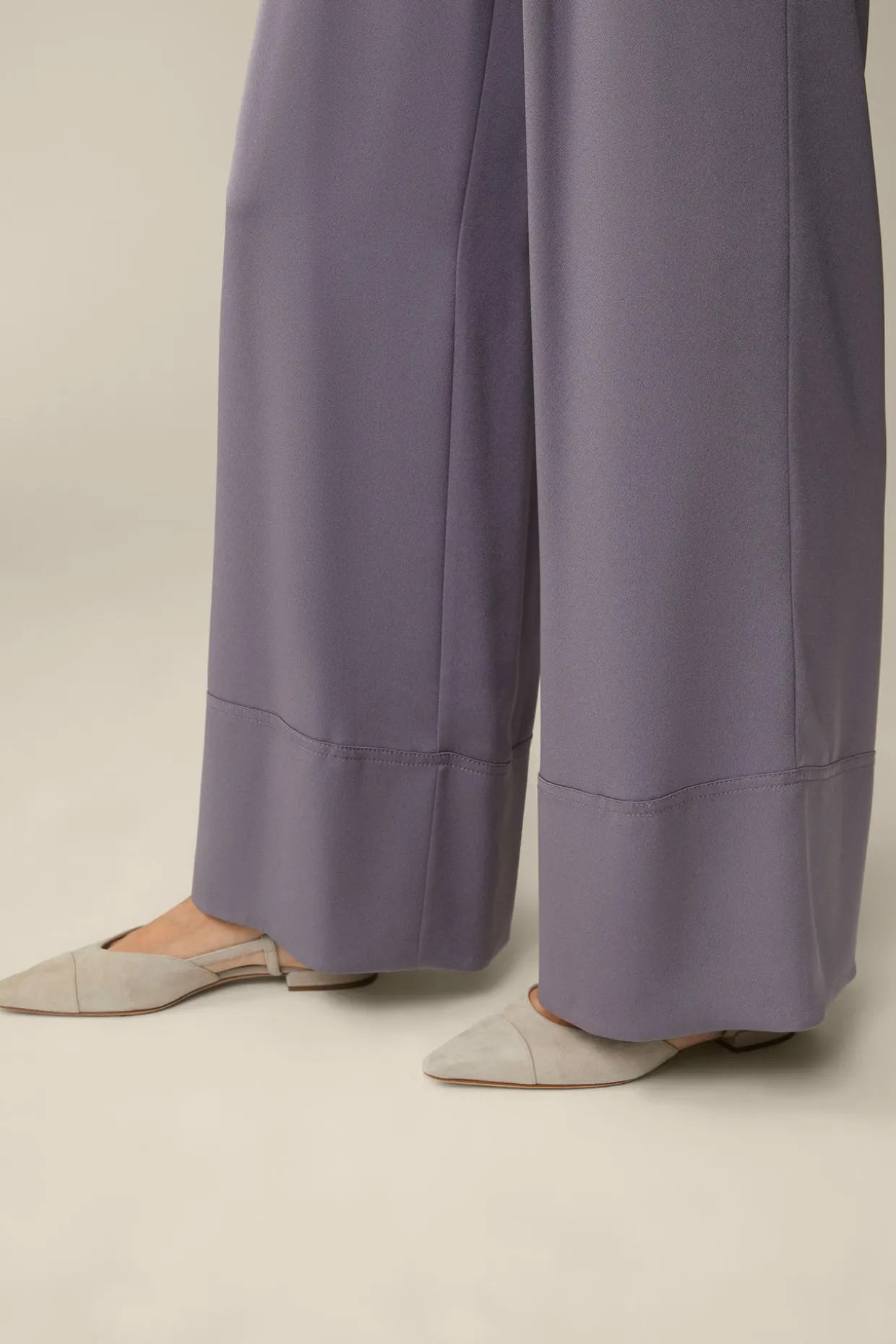Crepe-Palazzo-Hose In