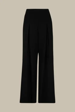 Crepe-Palazzo-Hose In