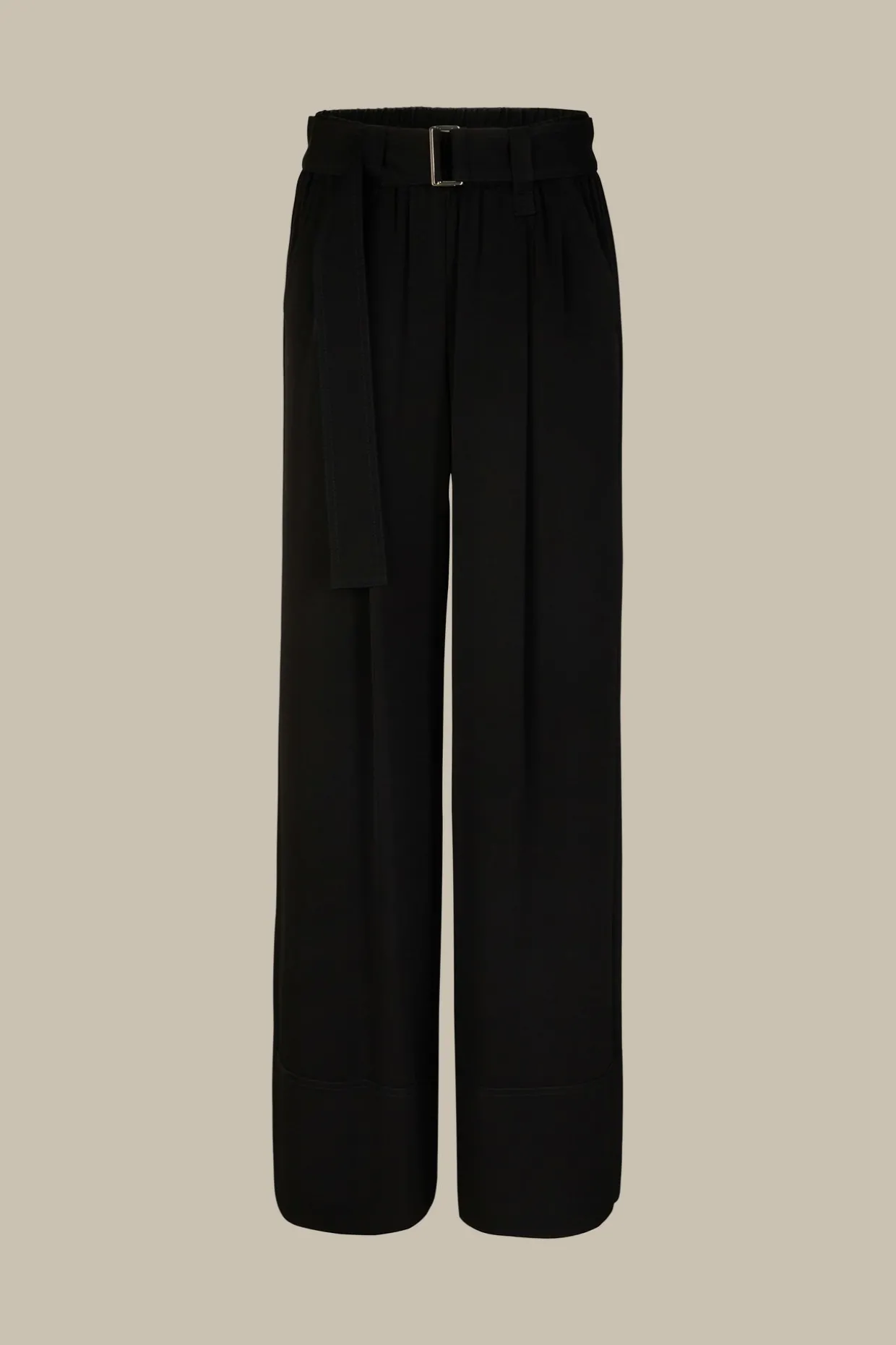 Crepe-Palazzo-Hose In