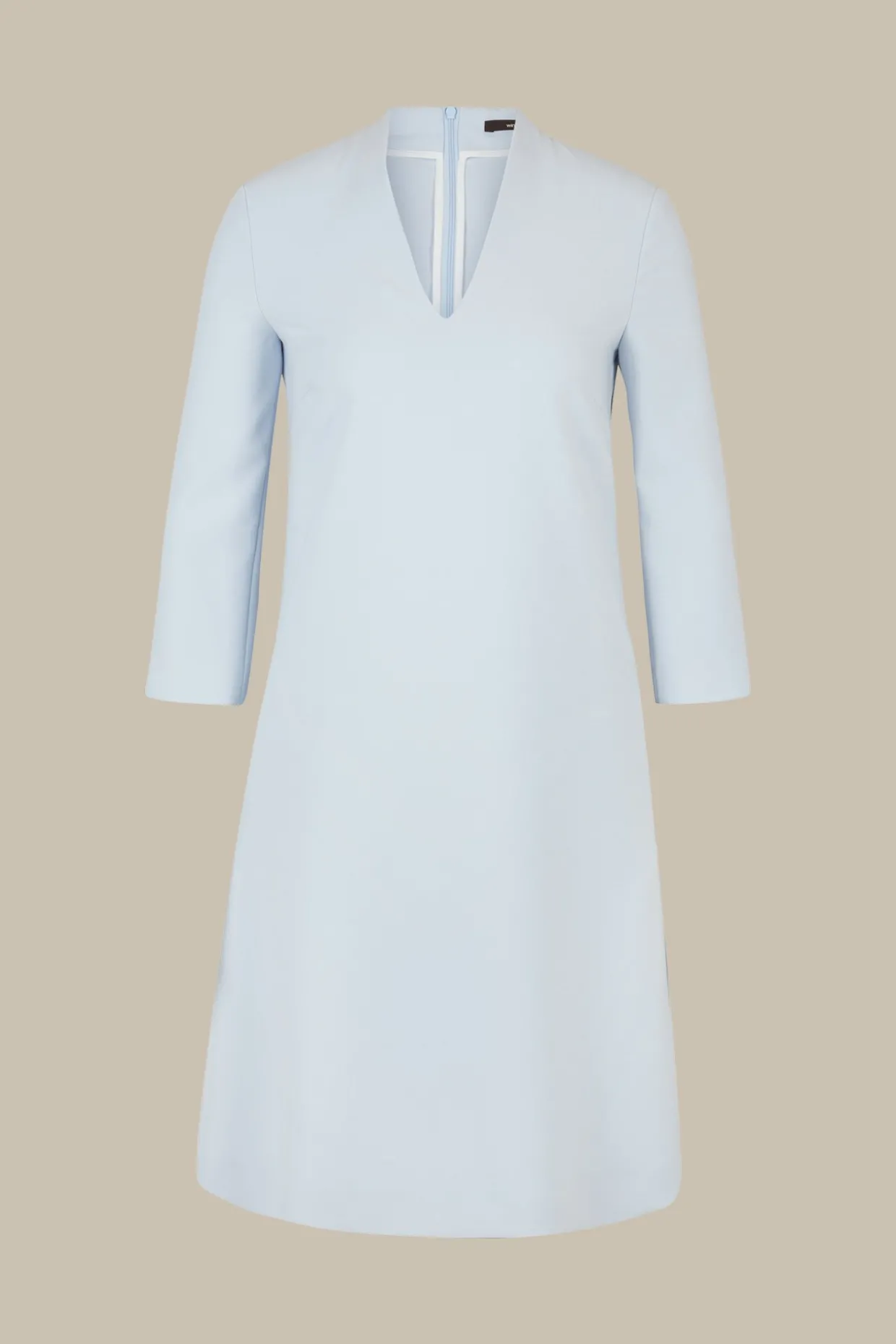 Crepe-Shift-Kleid In