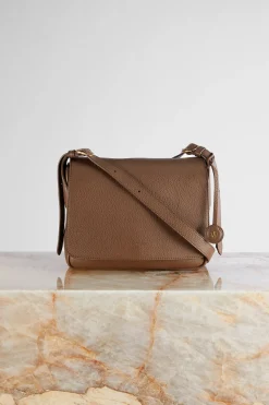 Crossbody-Bag Aus Nappaleder In Braun