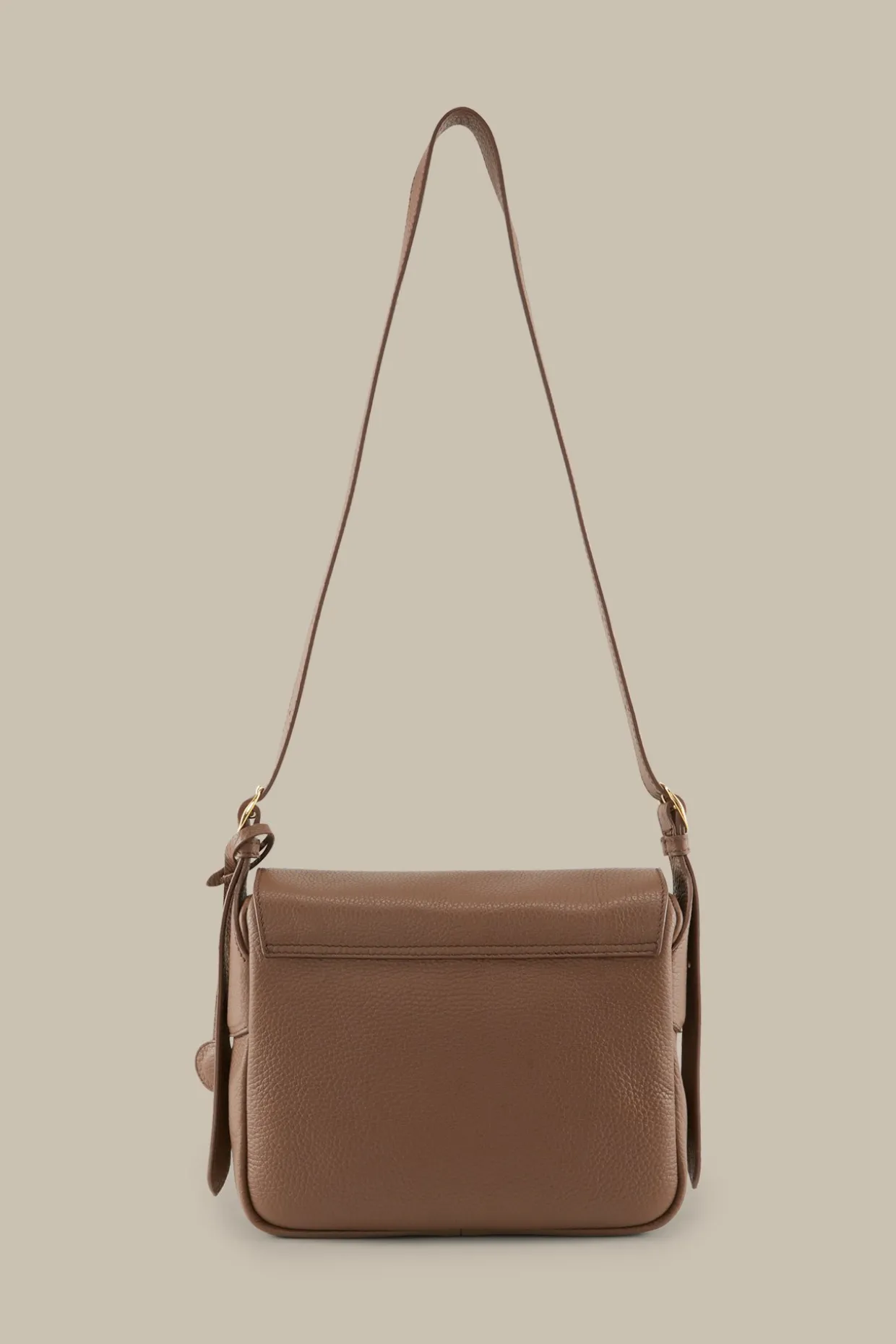 Crossbody-Bag Aus Nappaleder In Braun