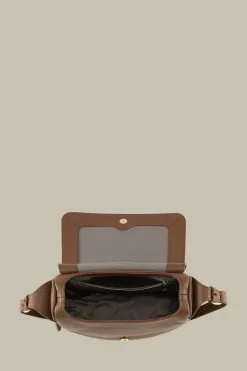 Crossbody-Bag Aus Nappaleder In Braun