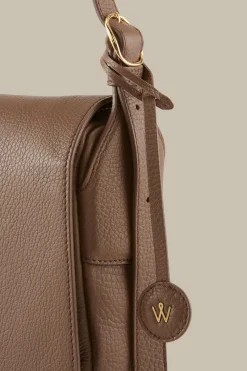 Crossbody-Bag Aus Nappaleder In Braun
