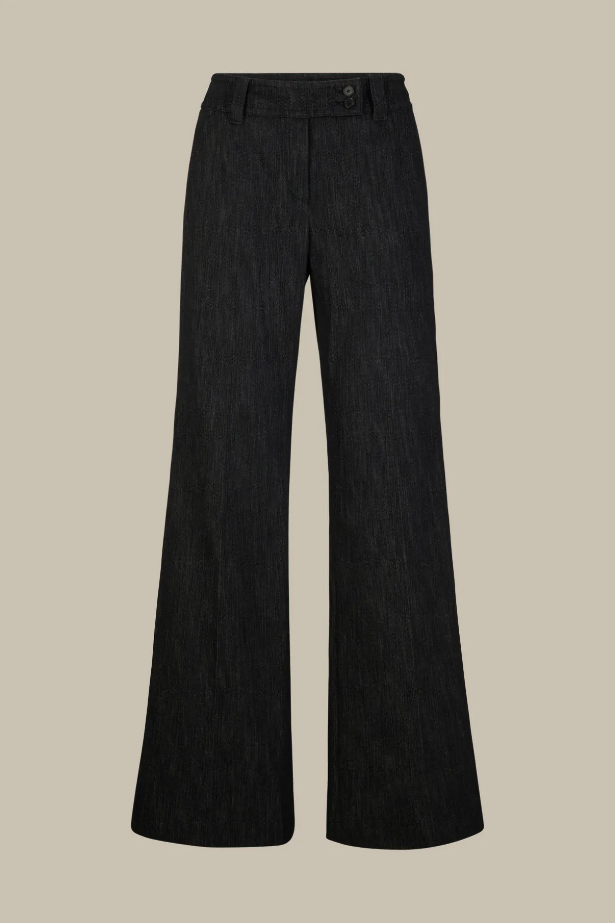 Denim-Palazzo-Hose In