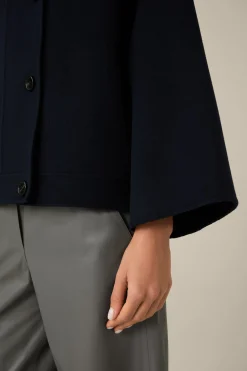 Doubleface-Cape-Jacke In