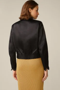 Duchesse-Satin-Blouson In