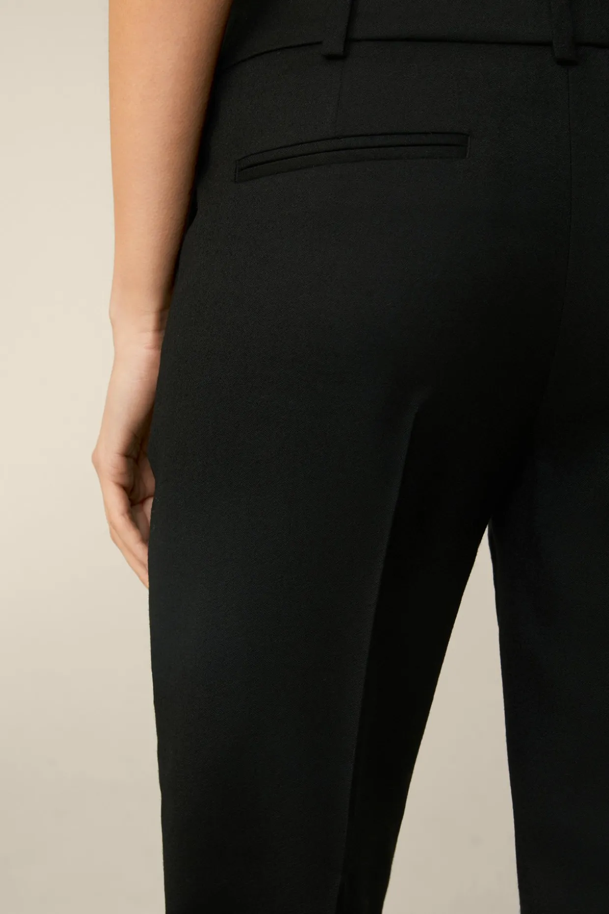 Flanell-Anzug-Hose In