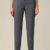Flanell-Anzug-Hose In Grau