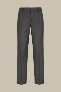 Flanell-Anzug-Hose In Grau