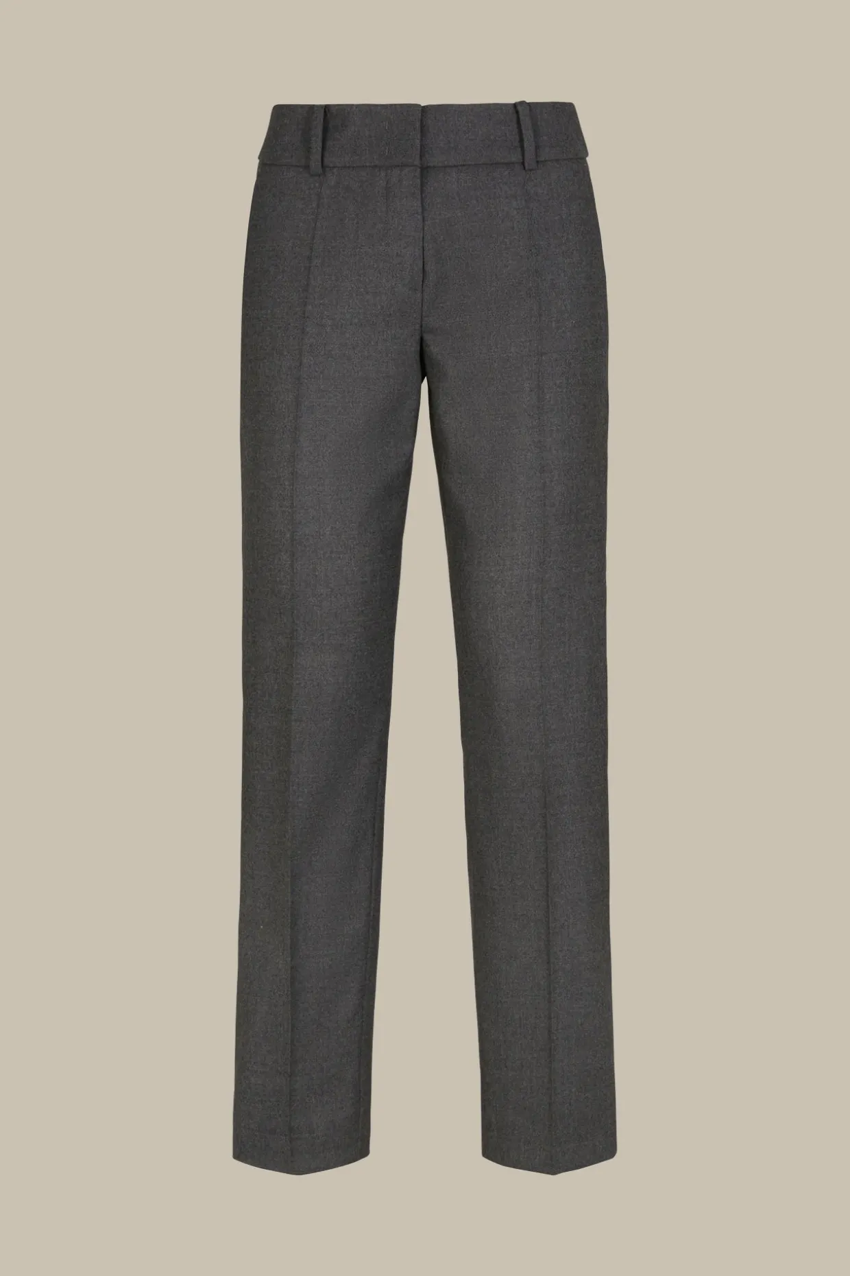 Flanell-Anzug-Hose In Grau