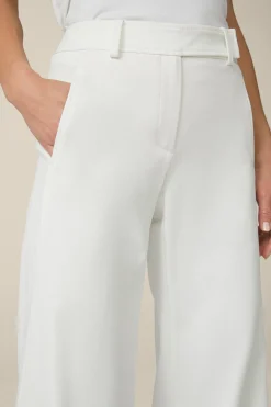 Gabardine-Palazzo-Hose In