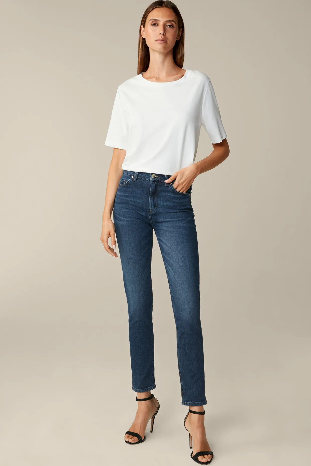 Jeans-Hose Im Slim Fit In