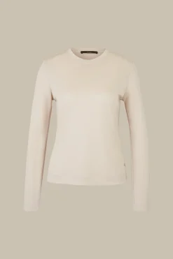 Jersey-Langarm-Shirt Aus Tencel In Hell