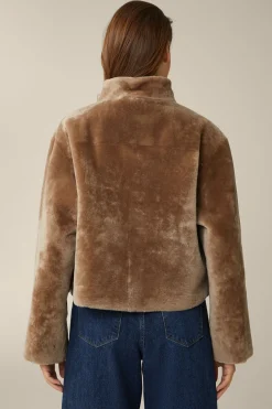 Lammfell-Pullover In