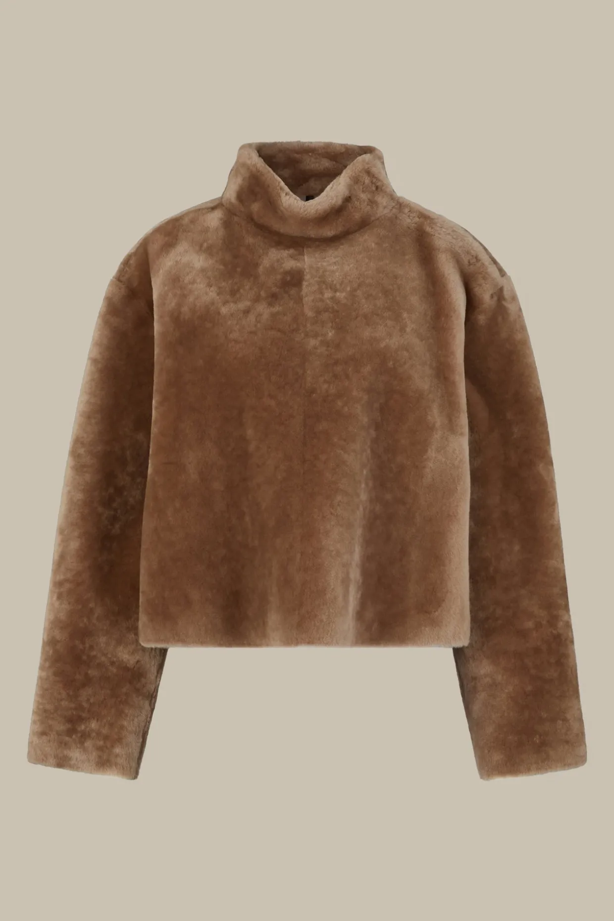 Lammfell-Pullover In