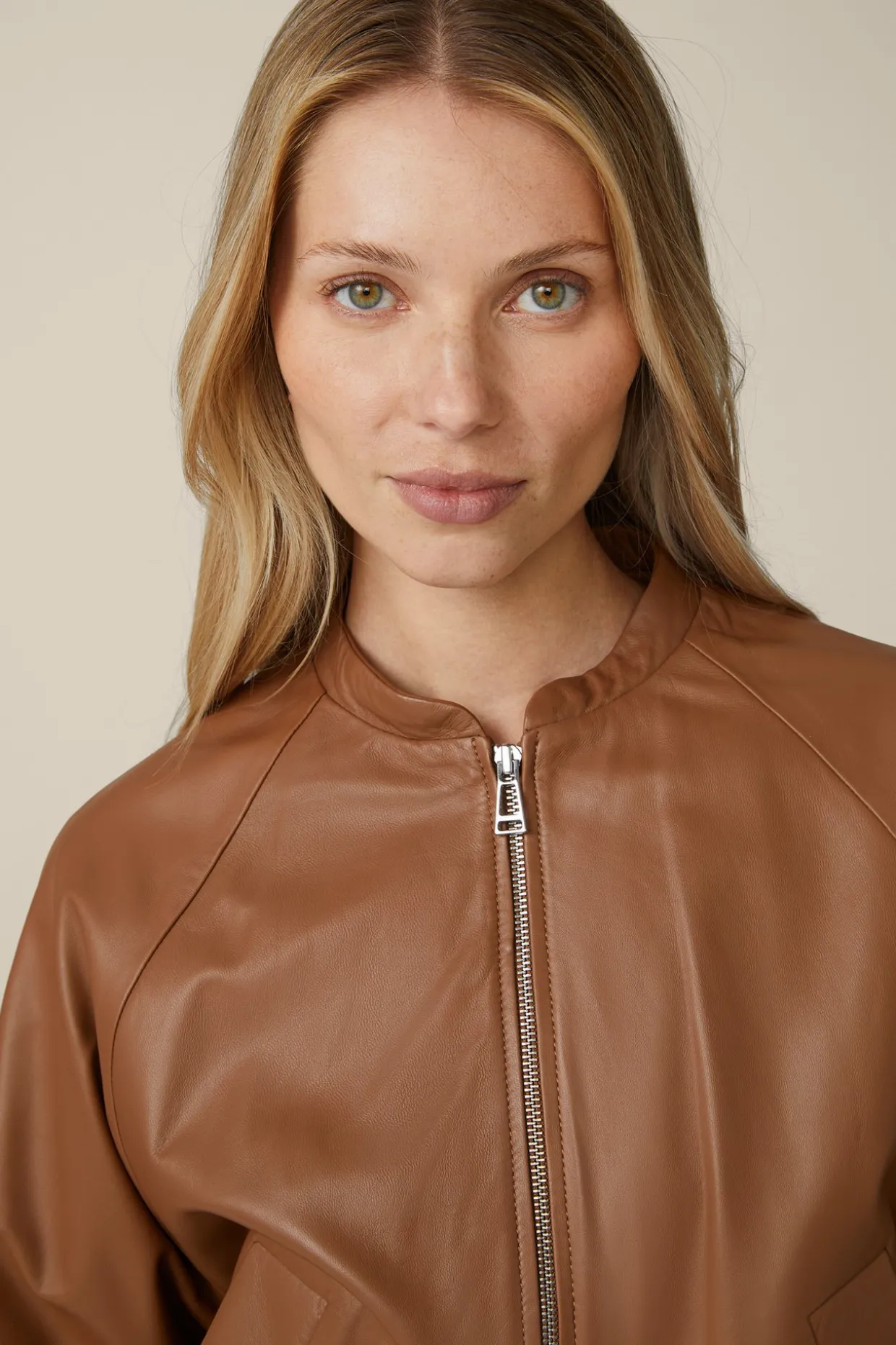 Lammnappa-Leder-Blouson In