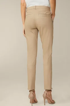 Lammnappa-Leder-Hose In