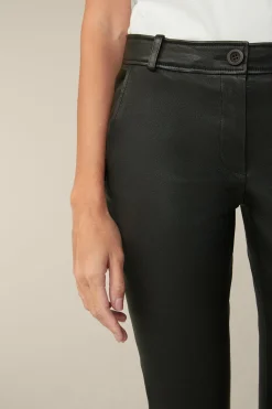 Lammnappa-Leder-Hose In