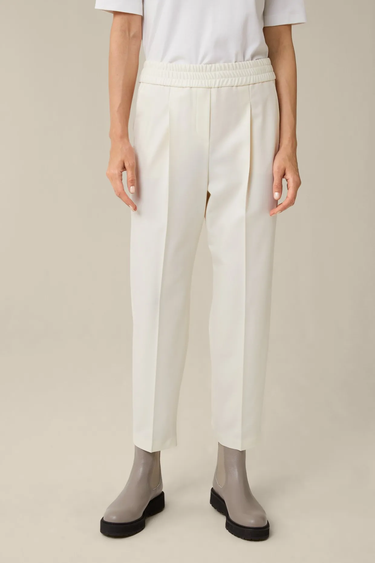 Luxus-Flanell-Hose Im Jogger-Stil In