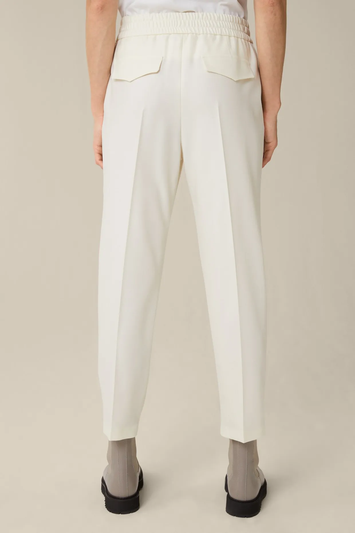 Luxus-Flanell-Hose Im Jogger-Stil In