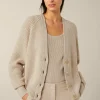 Merino-Strick-Cardigan In