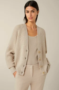 Merino-Strick-Cardigan In