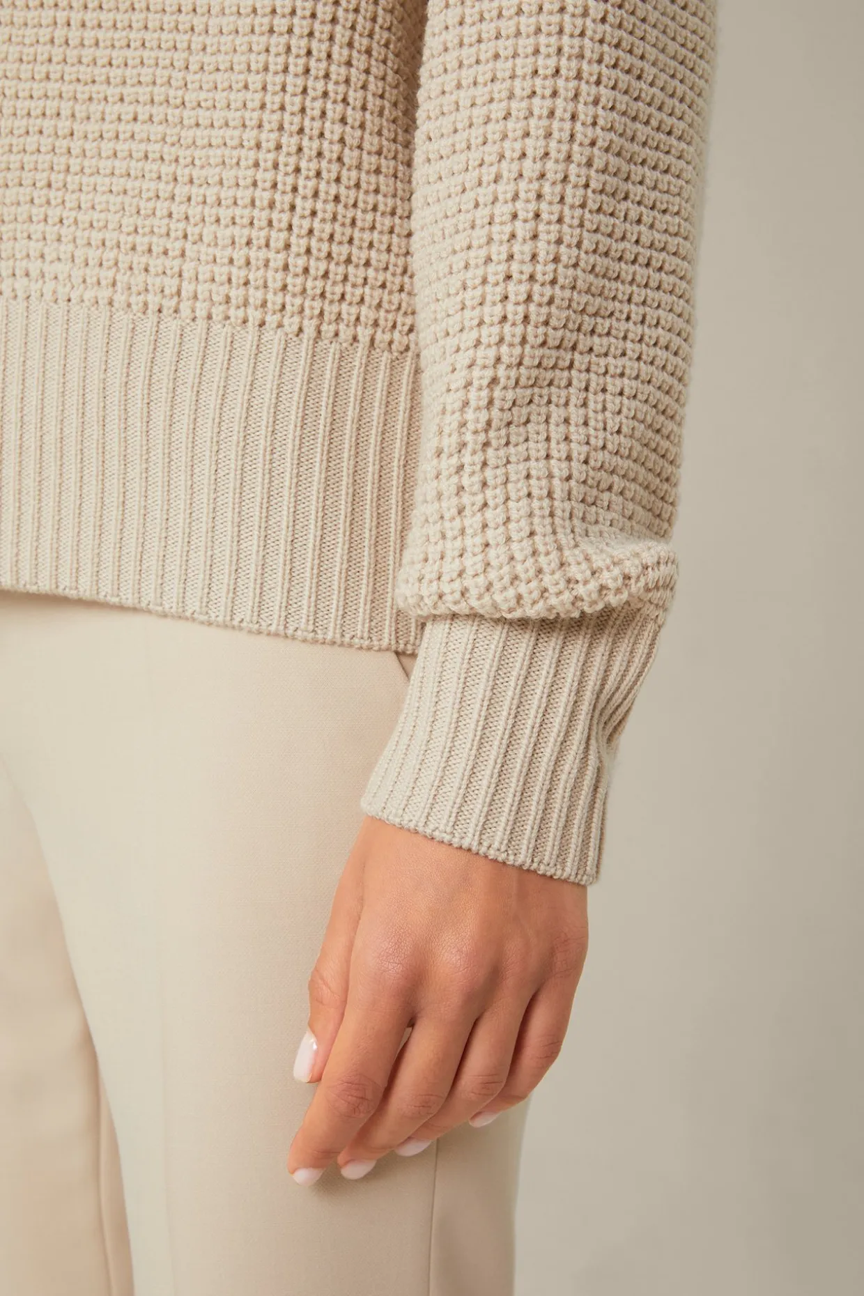 Merino-Strick-Cardigan In