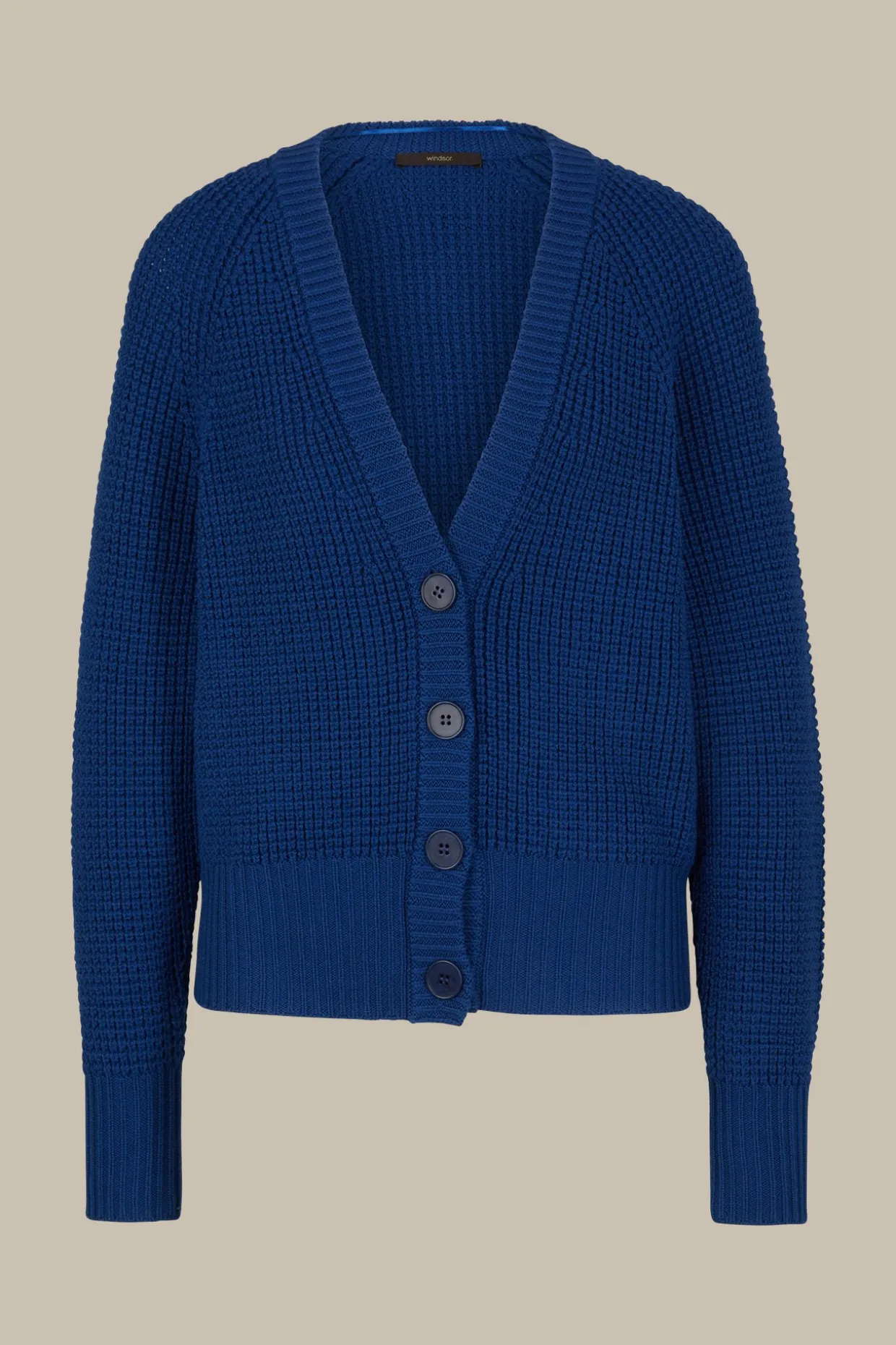 Merino-Strick-Cardigan In
