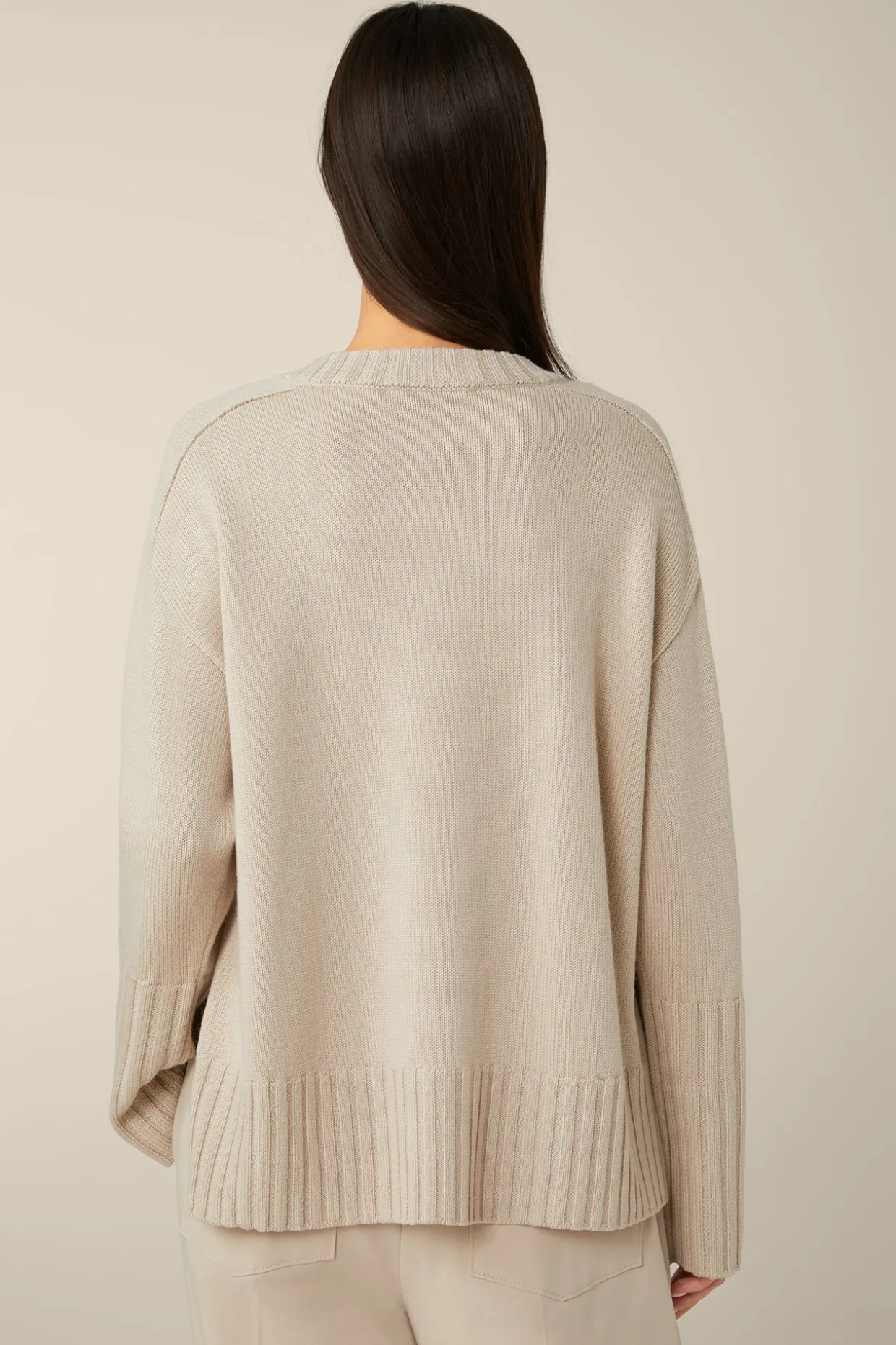 Merino-Strick-Pullover In