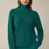 Merino-Strick-Rollkragen-Pullover In