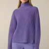 Merino-Strick-Rollkragen-Pullover In