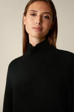 Merino-Strick-Rollkragen-Pullover In