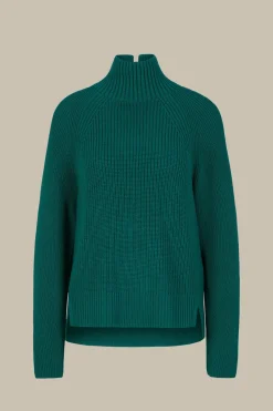 Merino-Strick-Rollkragen-Pullover In