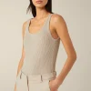 Merino-Strick-Top In
