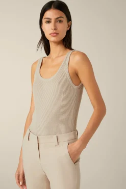 Merino-Strick-Top In