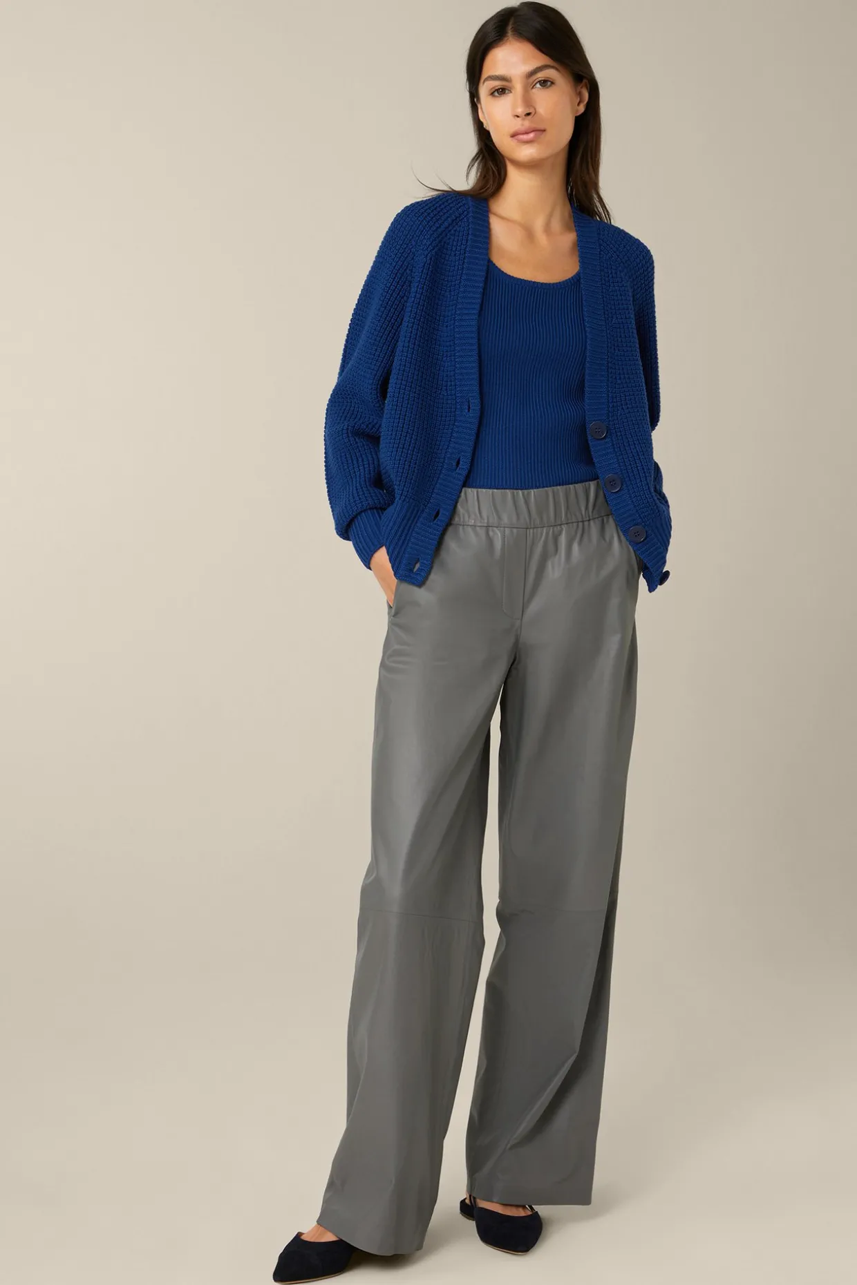 Merino-Strick-Top In