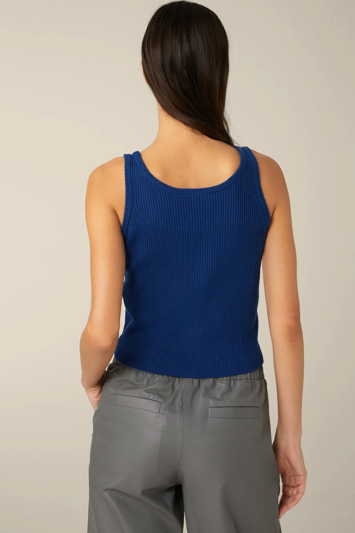 Merino-Strick-Top In