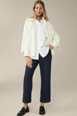 Merino-Strick-Zip-Cardigan In