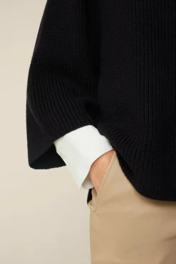 Merino-Strick-Zip-Cardigan In