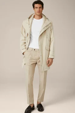 Nylon-Parka Bosa Mit Kapuze In Beige
