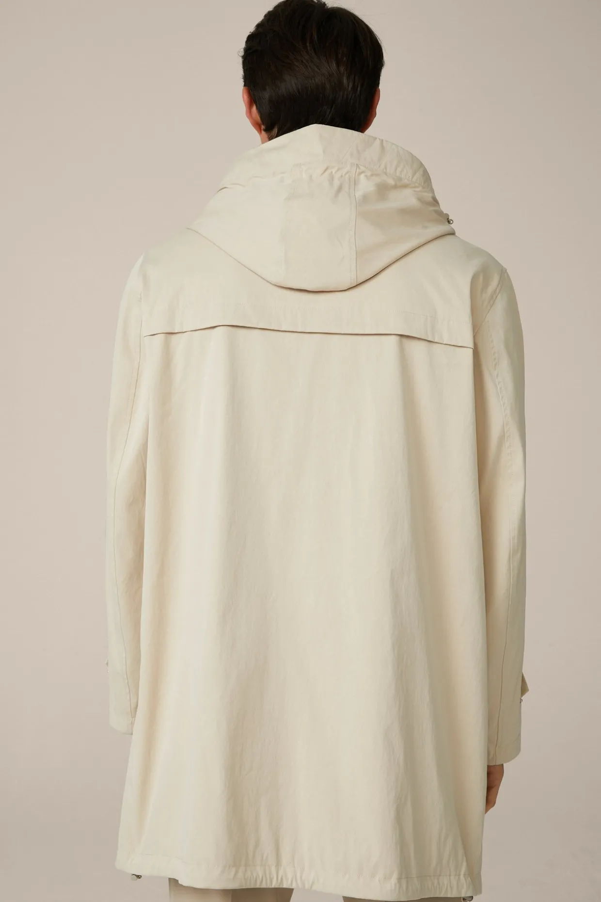Nylon-Parka Bosa Mit Kapuze In Beige