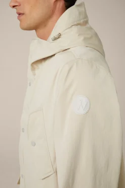 Nylon-Parka Bosa Mit Kapuze In Beige