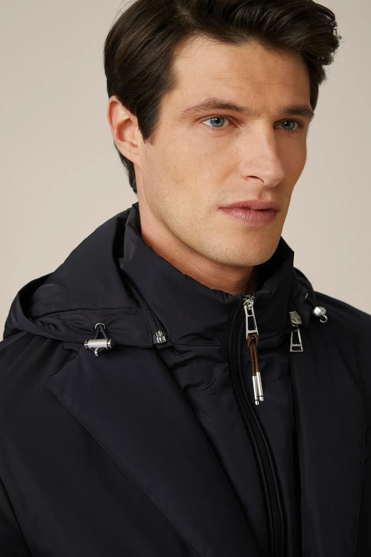 Nylon-Parka Venosa Mit Reverskragen In