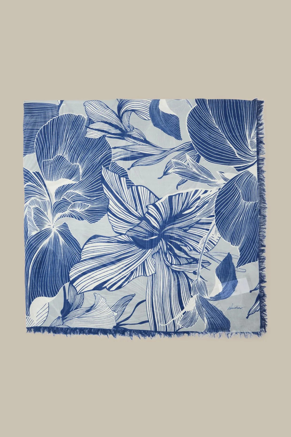 Print-Tuch Aus Modal In