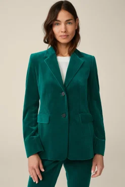 Samt-Blazer In