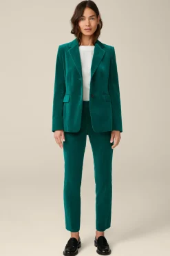 Samt-Blazer In