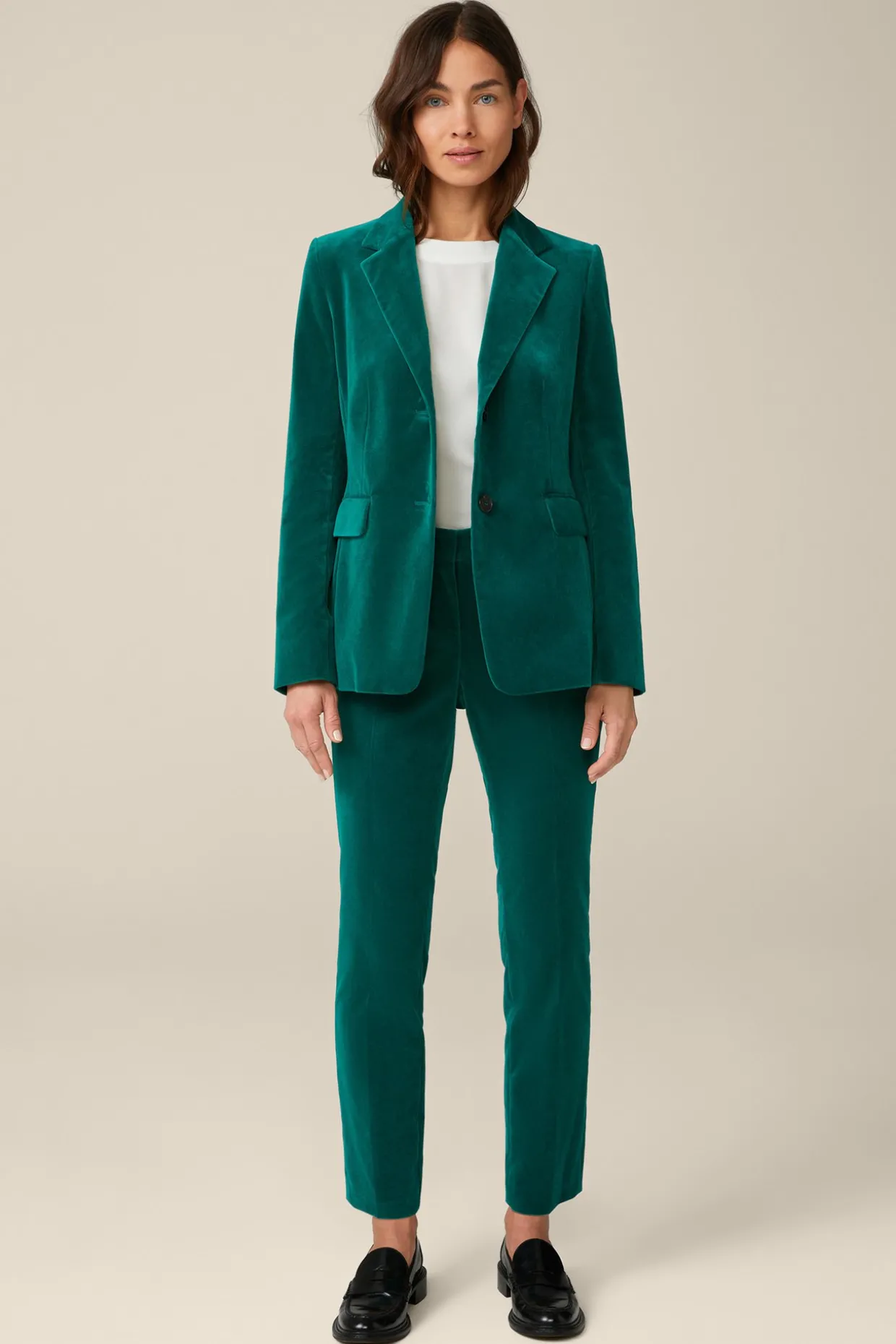 Samt-Blazer In