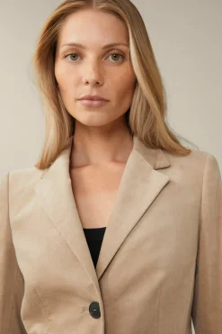 Samt-Blazer In
